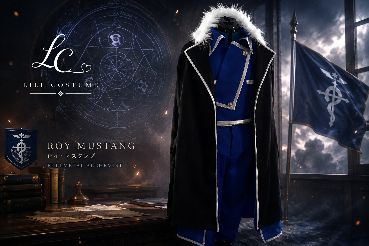 PRE-ORDER Fullmetal Alchemist Uniform Cosplay