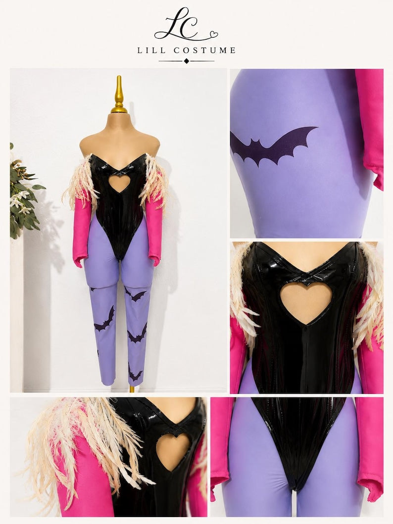 INSTOCK Morrigan Darkstalkers Cosplay Costume